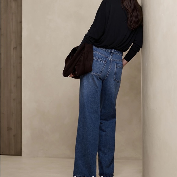 Absolutely STUNNING high rise wide leg jeans BNWT! - Picture 3 of 6